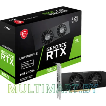 Видеокарта MSI GeForce RTX 3050 LP 6G OC картинка 6